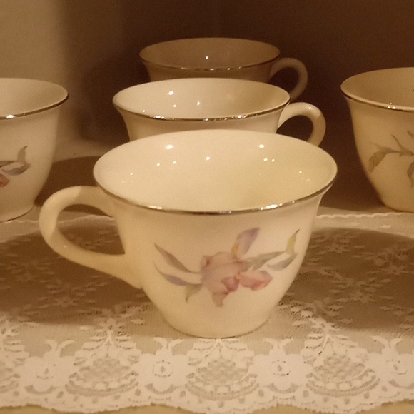Vintage Universal Cambridge Iris Tea Cup Bundle - 7- 3"  Tea Cups - Picture 2 of 11